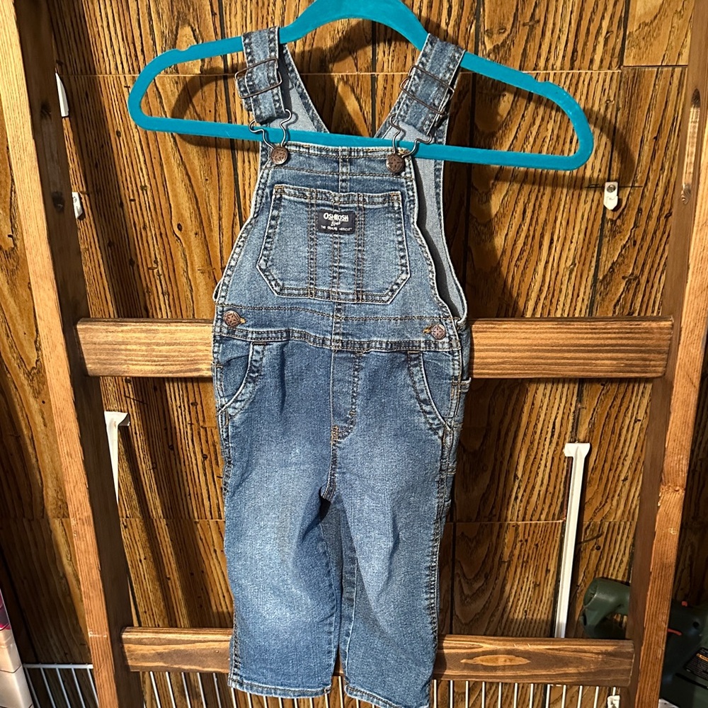 OshKosh B'gosh Classic Blue Denim Overalls for Kids
